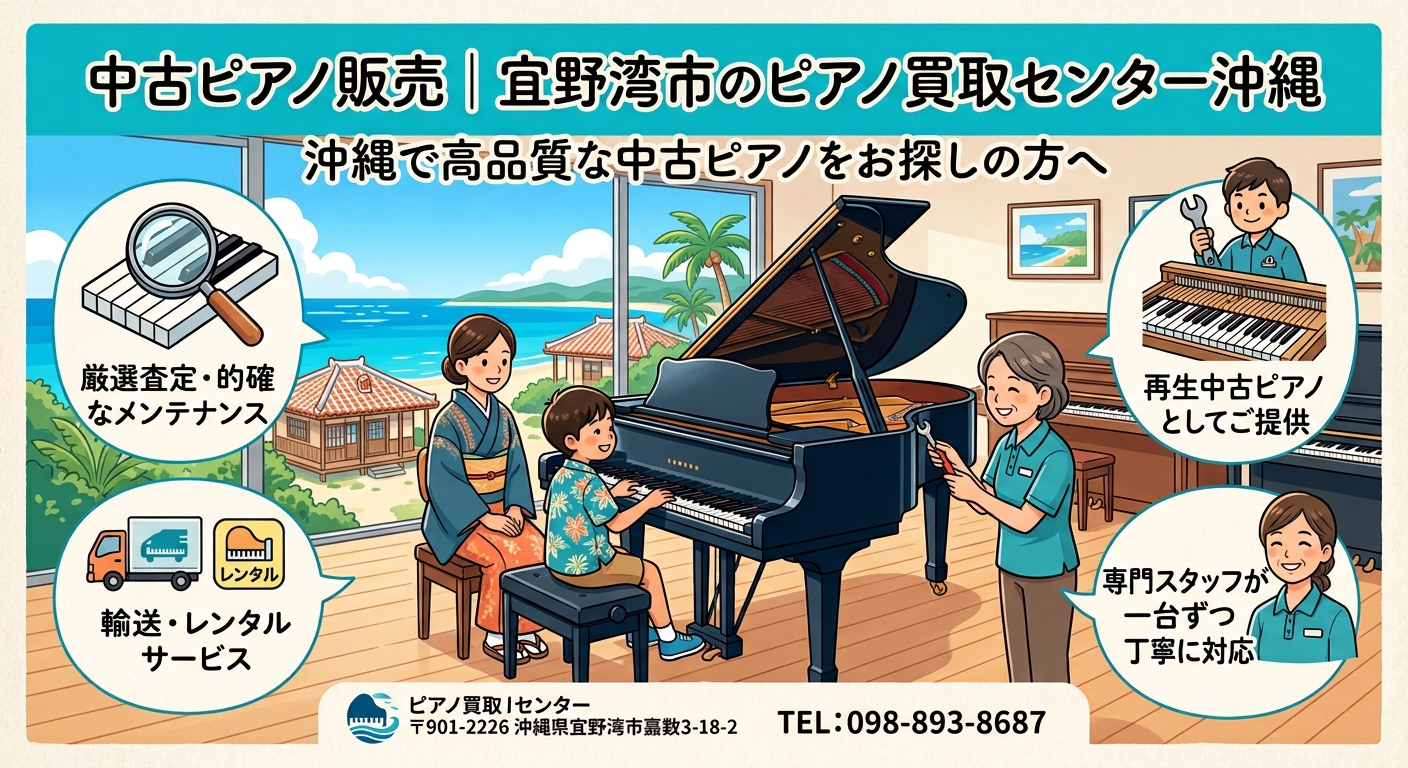 【沖縄でピアノをお探し・ご売却なら♪ ピアノ買取センター沖縄へ！】